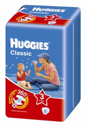 Подгузники, Huggies (Хаггис) 4-9 кг №17 классик миди