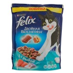 Сухой корм, Felix (Феликс) 750 г Двойная вкуснятина рыба для кошек