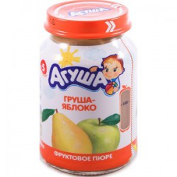 Пюре Агуша яблоко груша без сахара с 5 мес 200 г