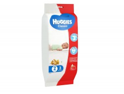 Подгузники 3 шт. Huggies классик мини 3-6 кг