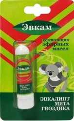 Карандаш Эвкам композиция эфирных масел эвкалипт мята гвоздика