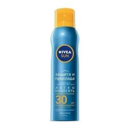Спрей солнцезащитный, Nivea (Нивея) 200 мл Сан освежающий защита и прохлада SPF30