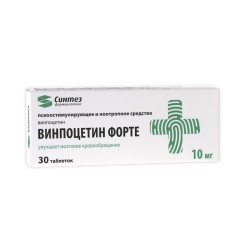 Винпоцетин форте-АКОС табл. 10 мг 30 шт.