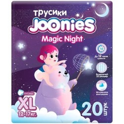 Подгузники-трусики 20 шт. Joonies Мэджик найт 12-17 кг р. XL