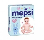 Подгузники, Mepsi (Мепси) 6-11 кг р. m 64 шт