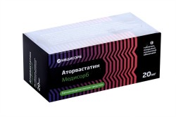 Аторвастатин Медисорб табл. п/о пленочной 20 мг 98 шт.