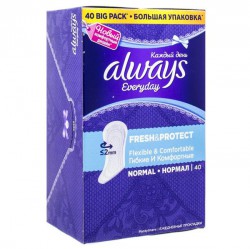 Прокладки женские ежедневные Always фреш энд протект нормал 40 шт.
