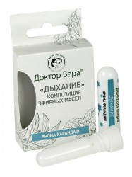 Карандаш Аптечный союз Доктор Вера арома композиция эфирных масел Дыхание 1.5 г