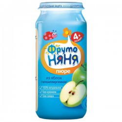 Пюре Фрутоняня яблоко натуральное без сахара с 4 мес 250 г