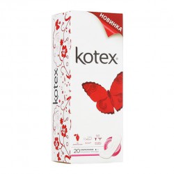 Прокладки женские ежедневные Kotex супертонкие 20 шт.
