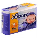 Подгузники, Libero (Либеро) 3-6 кг 52 шт Беби софт мини