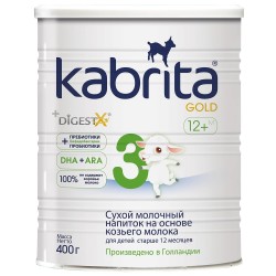 Смесь молочная, Kabrita (Кабрита) 400 г 3 Голд с 12 мес