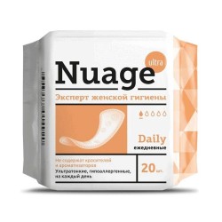 Прокладки женские ежедневные Nuage дейли ультратонкие 20 шт.