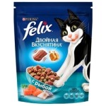 Сухой корм, Felix (Феликс) 300 г Двойная вкуснятина рыба для кошек