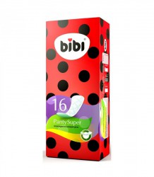 Прокладки женские ежедневные Bibi панти супер 16 шт.