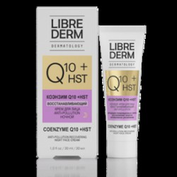 Крем для лица Librederm Дерматолоджи Q10 + Hst ночной восстанавливающий anti-pollution 30 мл