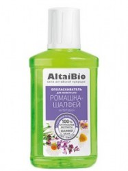 Ополаскиватель для полости рта AltaiBio ромашка-шалфей антитабак 200 мл