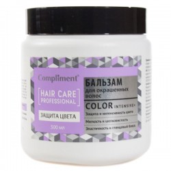 Бальзам для волос Compliment Защита цвета Колор интенсив+ для окрашенных волос 500 мл