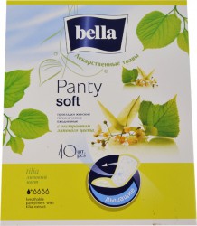 Прокладки женские ежедневные Bella пэнти софт тилия липовый цвет 40 шт.