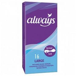 Прокладки женские ежедневные Always ладж 16 шт.