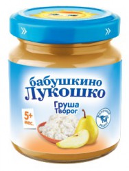 Пюре Бабушкино лукошко груша творог с 5 мес 100 г
